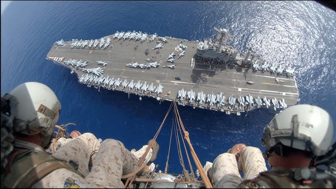 Can a Aircraft Carrier Survive a Hurricane