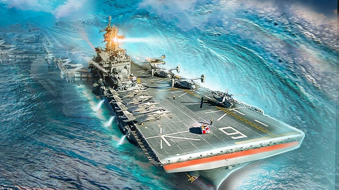 Could an Aircraft Carrier Survive a Hurricane