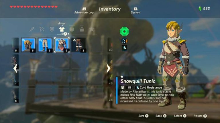 How to Survive Cold Weather in Breath of the Wild